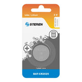 Steren BAT-CR2025 pila doméstica Batería de un solo uso Litio