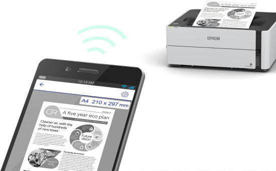 Epson EcoTank C11CG94301 Impresora WiFi Negro, Blanco