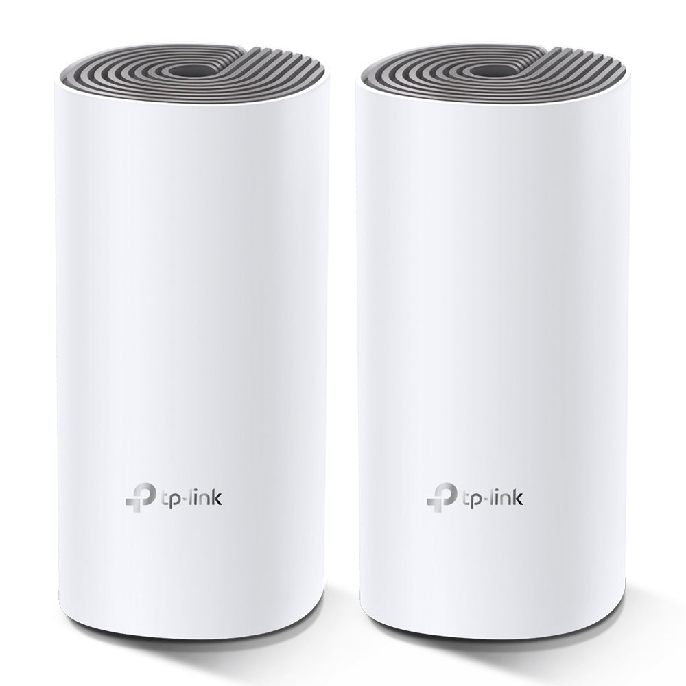 TP-Link Deco E4 (2-pack) sistemas wi-fi mesh (wi-fi en malla) Sistema de malla Blanco, Gris LAN, WLAN Interno