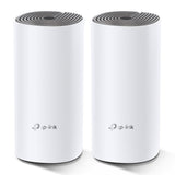 TP-Link Deco E4 (2-pack) sistemas wi-fi mesh (wi-fi en malla) Sistema de malla Blanco, Gris LAN, WLAN Interno