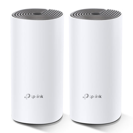 TP-Link Deco E4 (2-pack) sistemas wi-fi mesh (wi-fi en malla) Sistema de malla Blanco, Gris LAN, WLAN Interno