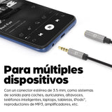 Manhattan Extensión de Cable Auxiliar de Audio Estéreo Cable 3 m 3,5mm Macho 3,5mm