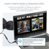 StarTech.com Adaptador de Audio USB-C a 3,5mm TRRS Minijack - Adaptador de Audio USB Tipo C para Auriculares con Micrófo