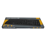 Perfect Choice PC-201038 teclado Hogar USB QWERTY Inglés Negro, Tamaño completo (100%), Alámbrico, Interruptor de membra