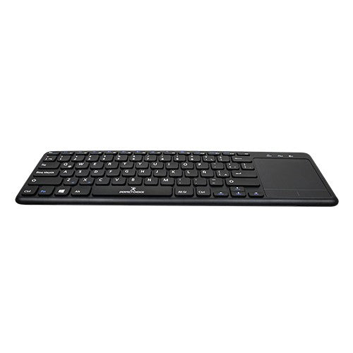 Perfect Choice PC-201021 teclado Hogar RF inalámbrico QWERTY Español Negro, Tamaño completo (100%), Interruptor de membr