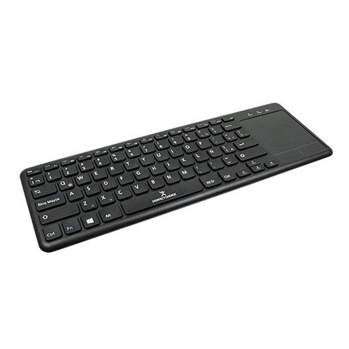 Perfect Choice PC-201021 teclado Hogar RF inalámbrico QWERTY Español Negro, Tamaño completo (100%), Interruptor de membr