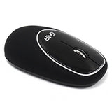 Ghia MS-1247 ratón Viajes Ambidiestro RF inalámbrico 1000 DPI, Negro, GT100NN