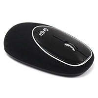 Ghia MS-1247 ratón Viajes Ambidiestro RF inalámbrico 1000 DPI, Negro, GT100NN