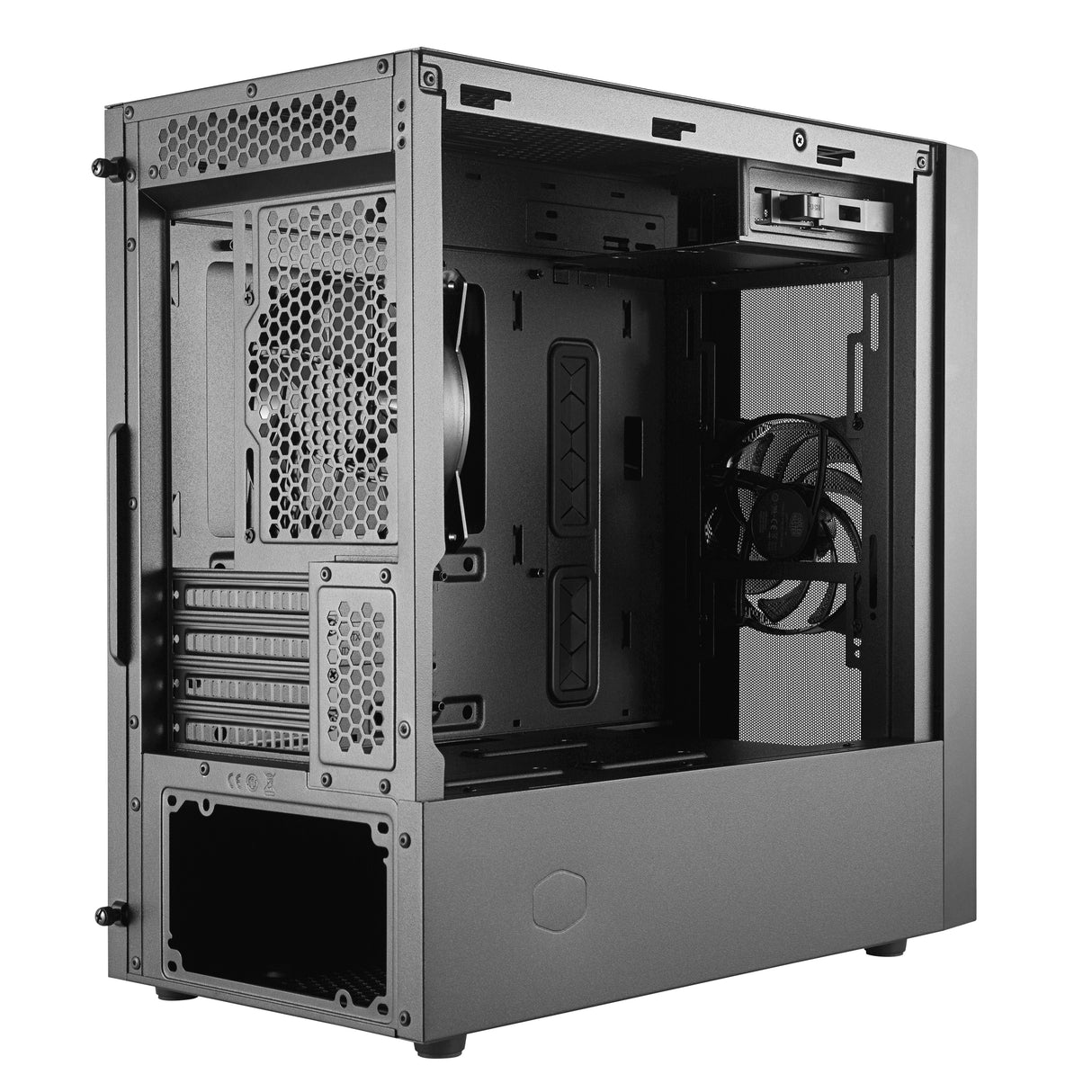Cooler Master MasterBox NR400 Mini Tower Negro, Micro ATX, Mini-ITX, Plástico