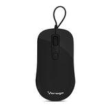 Mouse óptico Vorago MO-102, USB 2.0, 1200 DPI, 3 Botones, Negro