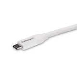 StarTech.com Cable 4m USB-C a USB-C con capacidad para Entrega de Alimentación de 5A - USB Tipo C - Cable de Carga USBC - USB 2.0 - Blanco Cable USB 3.2 Gen 1 (3.1 Gen 1) USB C USB C Macho