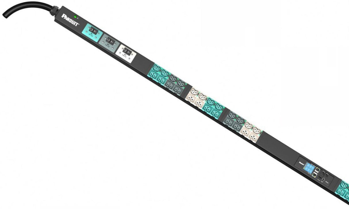 Panduit E48E21L unidad de distribución de energía (PDU) 48 salidas AC 0U Negro
