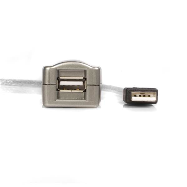 StarTech.com Cable de 4,5m Alargador Activo USB 2.0 - Macho a Hembra USB A - Extensor Cable USB 2.0 USB A USB A Macho/Hembra