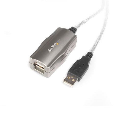 StarTech.com Cable de 4,5m Alargador Activo USB 2.0 - Macho a Hembra USB A - Extensor Cable USB 2.0 USB A USB A Macho/Hembra
