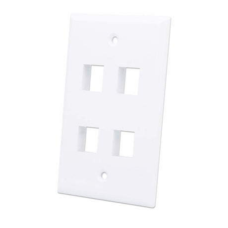 Intellinet Tapa para caja placas de pared y cubiertas de interruptor Blanco Plástico Convencional Universal