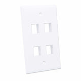 Intellinet Tapa para caja placas de pared y cubiertas de interruptor Blanco Plástico Convencional Universal