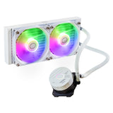 Cooler Master MasterLiquid 360L Core ARGB White Procesador Kit de enfriamiento líquido 12 cm Blanco, 650 RPM, 1750 RPM