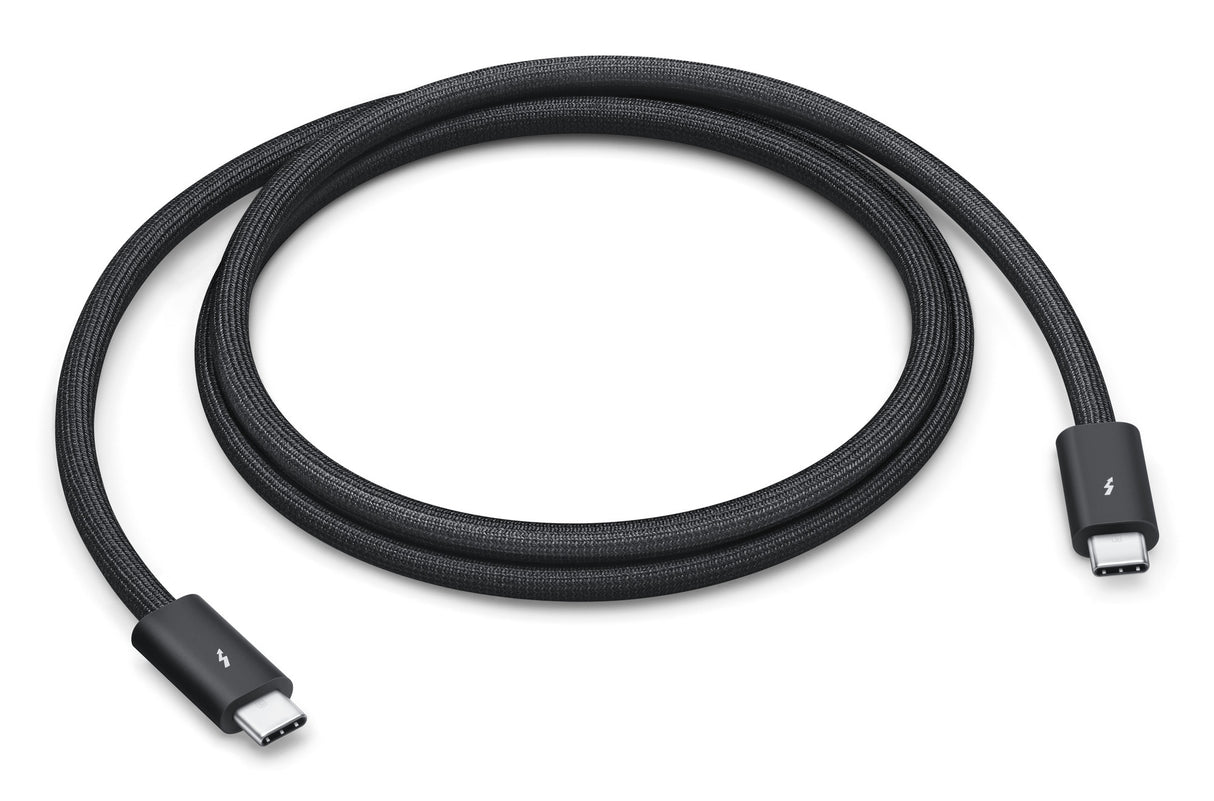 Apple MC9C4AM/A cable Thunderbolt 1 m 120 Gbit/s Negro, Masculino, Masculino, Alrededor