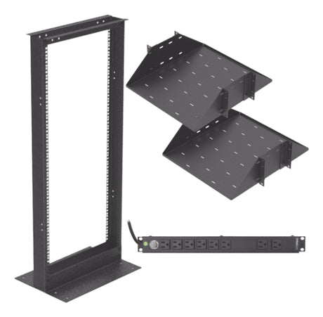 LinkedPRO KIT-ORG-24HD armario rack 24U Negro