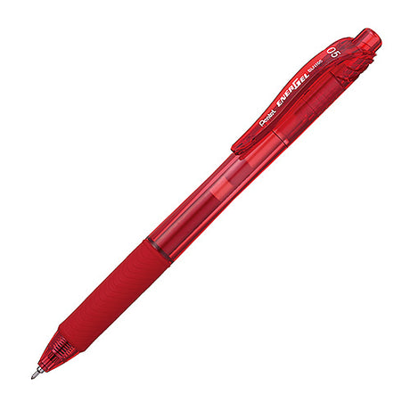 Pentel EnerGel-X Bolígrafo de gel de punta retráctil Rojo