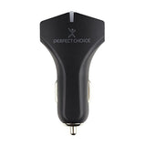 Perfect Choice PC-240778 cargador de dispositivo móvil Universal Negro Encendedor de puros Carga rápida Auto