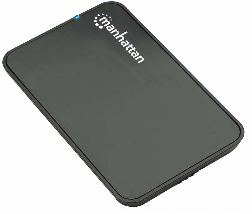 Manhattan Gabinete para Disco Duro cajas para discos duros externos 1 2.5 cm (2.5") SATA Si
