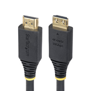 StarTech.com Cable HDMI de Alta Velocidad de 2,4m - Conectores de Agarre - 4K60Hz/1440p 144Hz - HDR10/HDCP 2.2/ARC - 18G