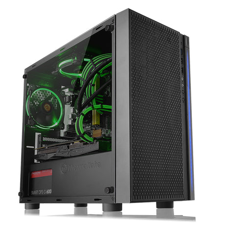 Thermaltake Versa H18 Micro Tower Negro, Micro ATX, Mini-ITX, SPCC, CA-1J4-00S1WN-01