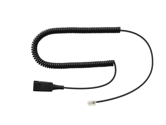 DN1008, Cable de conexión QD tipo Poly a plug RJ09 para Yealink, Snom, Grandstream