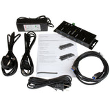StarTech.com Hub Concentrador USB 3.0 de 4 Puertos - 5Gbps - Ladrón USB-A Industrial de Metal - de Montaje en Carril DIN