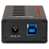 StarTech.com Concentrador USB 3.0 de 7 Puertos con Caja de Metal - 5Gbps - Hub de Sobremesa o Montaje en Pared Hubs de i