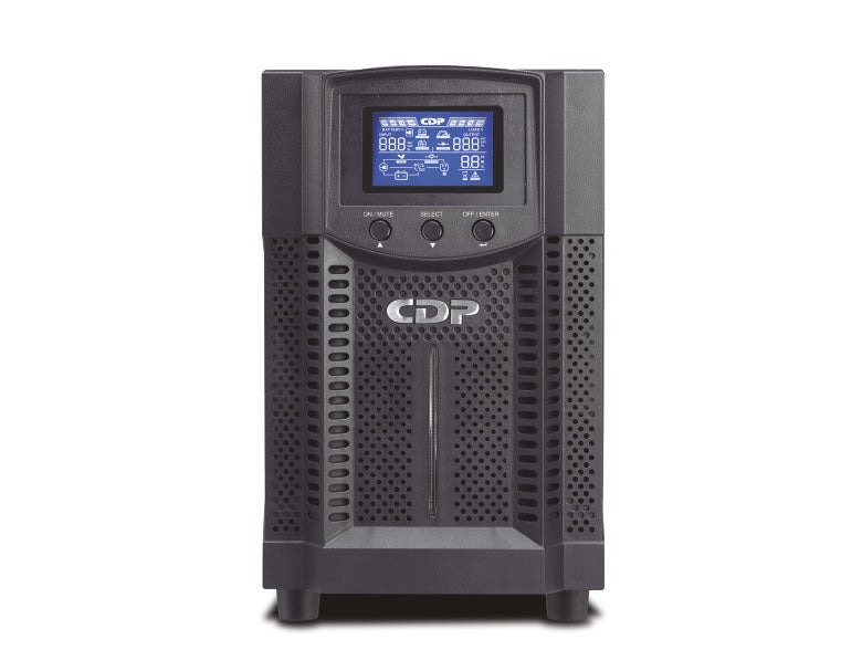 CDP UPO11-3 3000VA/2700W FP 0.9 Online UPS Torre, LCD 120 Vac UPS Doble conversión (en línea) 3 kVA 2700 W Onda sinusoidal pura