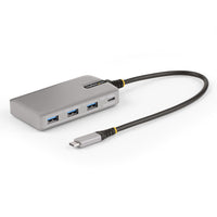 StarTech.com Hub Ladrón USB-C de 4 Puertos con Modo Alt de DP para USB-C y Salida de Vídeo de 4K 60Hz - 3x USB-A - 1x US