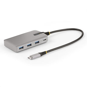 StarTech.com Hub Ladrón USB-C de 4 Puertos con Modo Alt de DP para USB-C y Salida de Vídeo de 4K 60Hz - 3x USB-A - 1x US