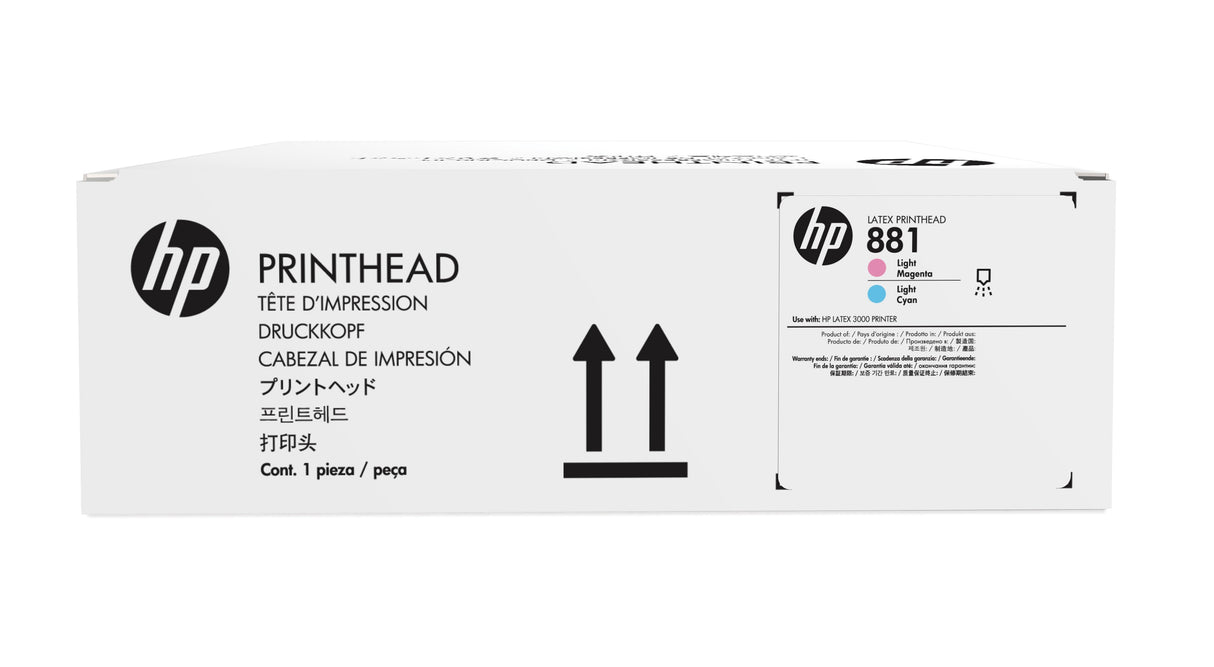 HP Cabezal de impresión látex magenta claro/cian claro 881, Impresora HP Latex 1500, impresora HP Latex 3000, impresora HP Latex 3100