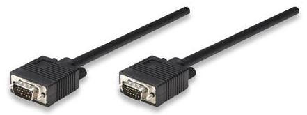 Manhattan 371377 cable VGA 11 m VGA (D-Sub) Negro, Macho, Macho, MAN-371377