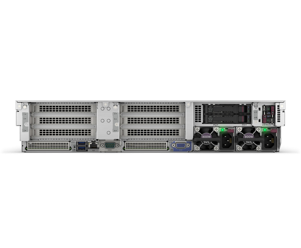 HPE ProLiant DL380 Gen11 5515+ 3.2GHz 8c 1P 2x32GB-R 8SFF MR416i-o 2x480GB SSD 2x800W PS LA Server Servidores Intel® Xeo