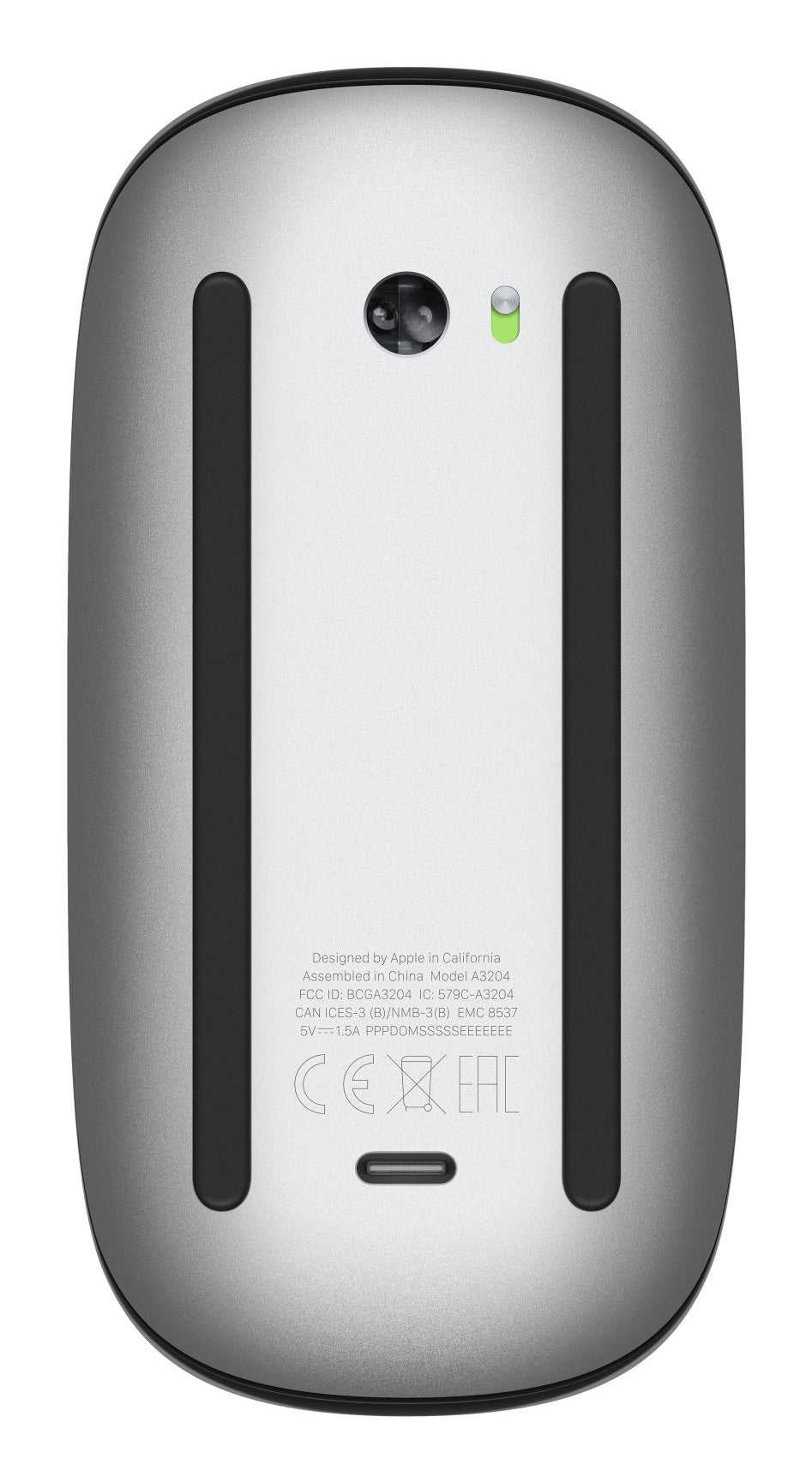 Apple Magic ratón Oficina Ambidiestro USB Tipo C, Negro, MXK63BE/A | Ratones