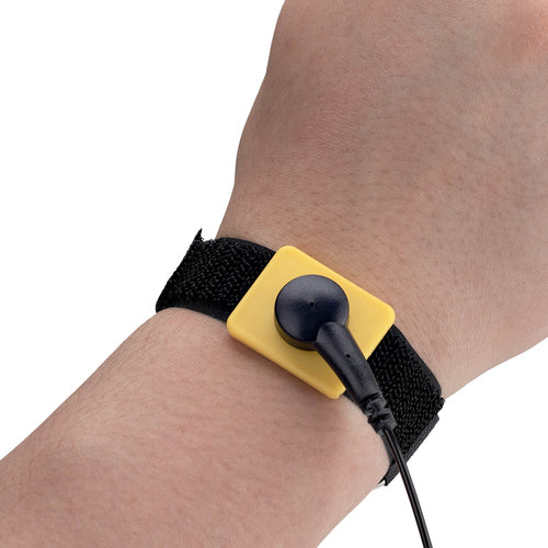 StarTech.com ESD-WRIST-STRAP Muñequeras antiestáticas Negro 1 MΩ 150 cm