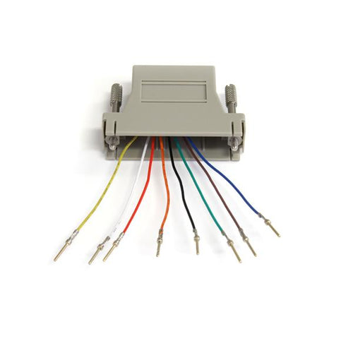 StarTech.com GC258MF Cambiadores de género para cables DB-25 RJ-45 Gris