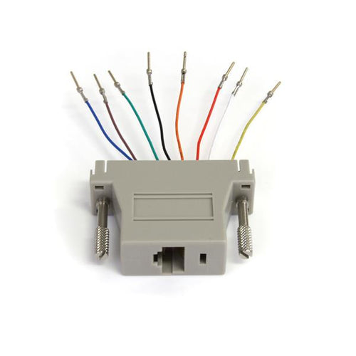 StarTech.com GC258MF Cambiadores de género para cables DB-25 RJ-45 Gris