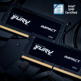 Kingston Technology 16GB 6000MT/s DDR5 CL38 SODIMM FURY Impact XMP Memoria RAM Si 38 16 GB 1 x 16 GB