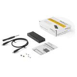 StarTech.com Caja M.2 NVMe para SSD PCIe - Caja USB 3.1 Gen 2 Type-C - USB Tipo C cajas para discos duros externos 1 M.2 cm (M.2") M.2 30,42,60,80 mm