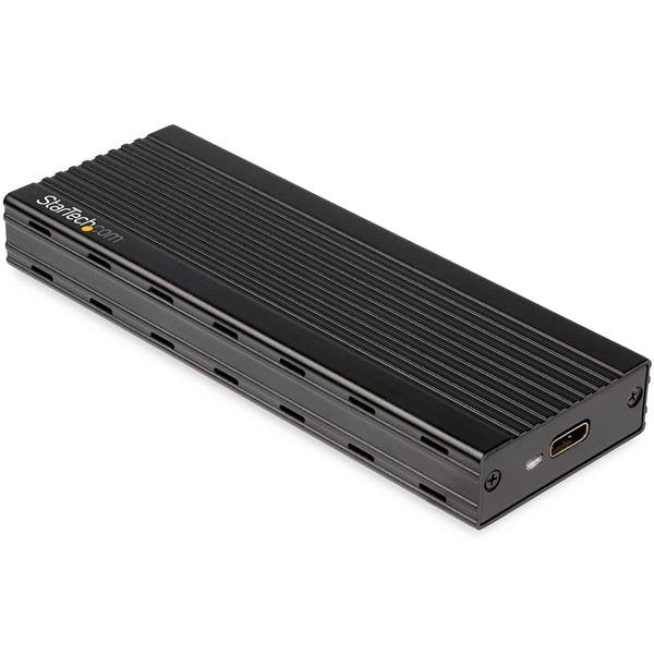 StarTech.com Gabinete de SSD M.2 NVMe para SSDs PCIe- USB 3.1 Gen 2 Tipo C, Carcasa para SSD, 10 Gbit/s, Conexión USB