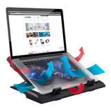 Steren COM-098 enfriador para laptop 43.2 cm (17") 2000 RPM, 2 pieza(s), 1500 RPM, 1500 RPM