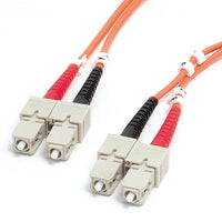 StarTech.com Cable de Fibra Óptica Multimodo SC a SC OM1 de 2m - 62,5/125 - para Redes de 10G - LSZH Cables de fibra ópt