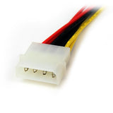 StarTech.com Adaptador Cable Divisor Molex 4 Pines a SATA - 2x Hembra SATA y 1x Macho LP4 Cables de alimentación interna
