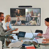 HP Poly Barra de video All-In-One Poly Studio X52 con kit de control TC10 y 1 año de Poly+, Negro