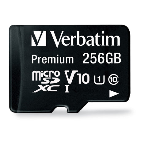 Verbatim Premium Memoria Flash 256 GB MicroSDXC 100 MB/s Class 1 (U1)