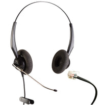 VT3000D-ST-RJ9-03, Diadema Binaural RJ9, Tubo de Voz para Grandstream, Yealink y snom